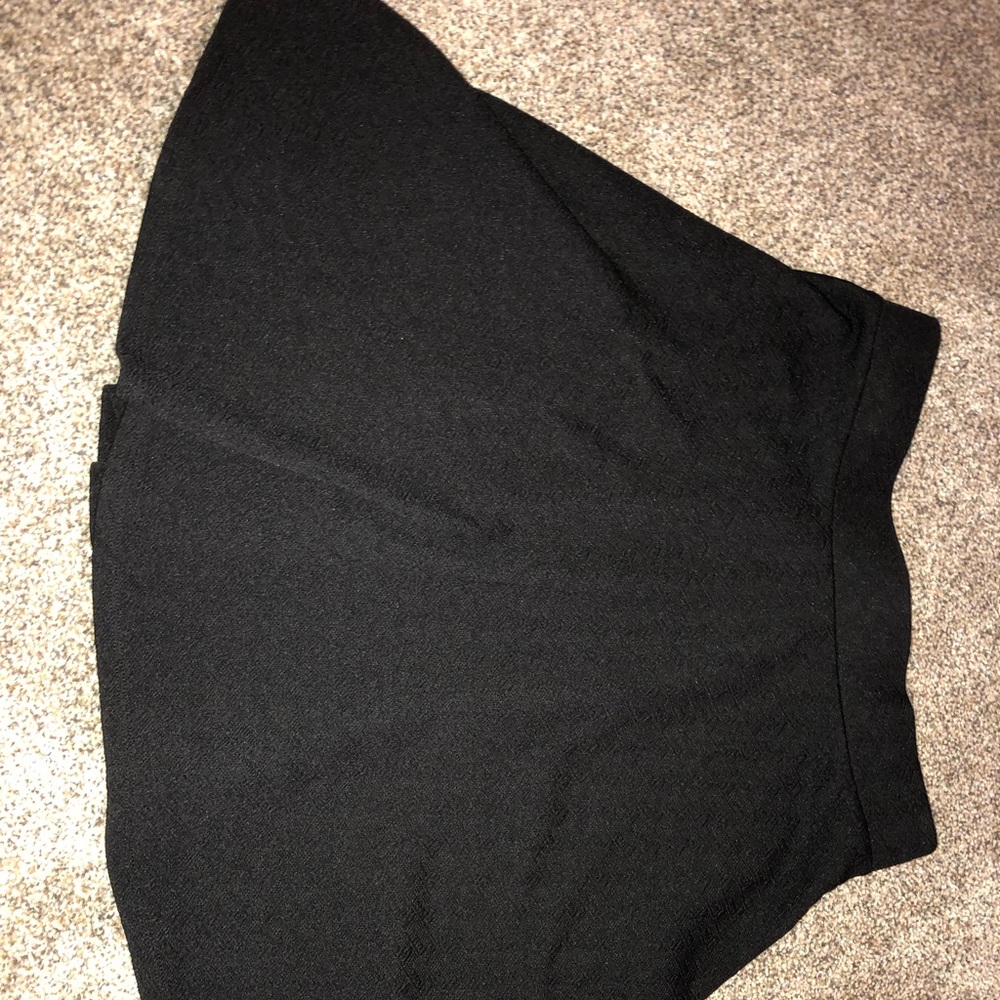 Black circle skirt